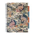 Strigo, Pads, kołozeszyt B5, 100 kartek, kratka, Japonia, Fale, 1 szt.