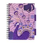 Strigo, Pads, kołozeszyt B5, 100 kartek, kratka, Jungla, fioletowy, 1 szt.