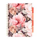 Strigo, Pads, kołozeszyt B5, 100 kartek, kratka, Kwiaty, beżowy, 1 szt.