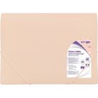 Strigo, teczka z gumką, A4, pastel, morelowa, 1 szt.