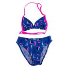 Strój kąpielowy dziewczęcy dwuczęściowy, fioletowy, Mariss