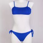 Strój kąpielowy dziewczęcy dwuczęściowy, niebieski, Yoclub