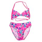 Strój kąpielowy dziewczęcy dwuczęściowy, różowy, Mariss
