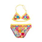Strój kąpielowy dziewczęcy dwuczęściowy, żółty, Mariss