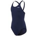 Strój kąpielowy dziewczęcy jednoczęściowy, granatowy, Nike Essential