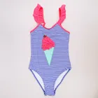 Strój kąpielowy dziewczęcy jednoczęściowy, niebieski, Yoclub