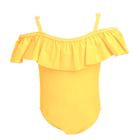 Strój kąpielowy dziewczęcy jednoczęściowy, żółty, Mariss
