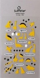 Suatelier, naklejki ozdobne, Dinozaury