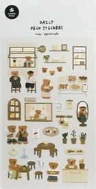 Suatelier, naklejki ozdobne, Misiowa kawiarnia