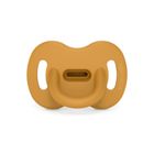 Suavinex, SX Pro, smoczek fizjologiczny, silikonowy, musztardowy, 0-6m