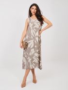 Sukienka damska, beżowa, Sublevel