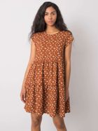 Sukienka damska, brązowa, Factory Price