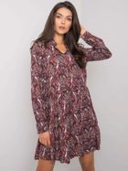 Sukienka damska, brązowa, Fresh Made