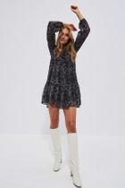 Sukienka damska, czarna, Moodo