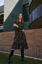 Sukienka damska, czarna, Moodo