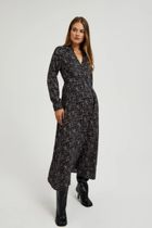 Sukienka damska, czarna, Moodo