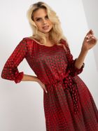 Sukienka damska, czerwona, Lakerta