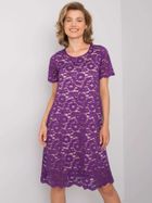Sukienka damska, fioletowa, Lakerta