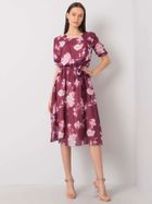 Sukienka damska, fioletowa, Lakerta