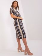 Sukienka damska, granatowa, Lakerta