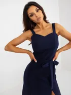 Sukienka damska, granatowa, Lakerta