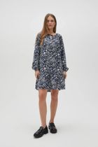 Sukienka damska, granatowa, Moodo