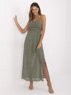 Sukienka damska, khaki, Italy Moda