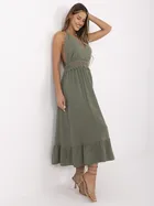 Sukienka damska, khaki, Italy Moda
