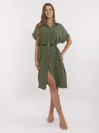 Sukienka damska, khaki, Italy Moda