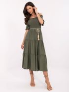 Sukienka damska, khaki, Italy Moda