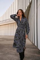 Sukienka damska, khaki, Moodo