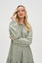 Sukienka damska, khaki, Moodo