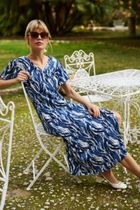 Sukienka damska, niebieska, Moodo