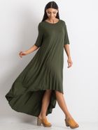 Sukienka damska, oversize, khaki, Rue Paris