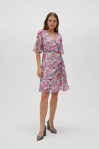Sukienka damska, różowa, Moodo