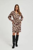 Sukienka damska, różowa, Moodo