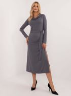 Sukienka damska, szara, Lakerta