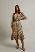 Sukienka damska, szara, Moodo