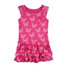 Sukienka dziewczęca bez rękawów, różowa, Tom Tailor