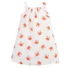 Sukienka dziewczęca na ramiączka, ecru, Pinokio