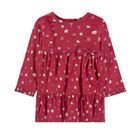 Sukienka dziewczęca z długim rękawem, czerwona, Tom Tailor