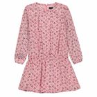 Sukienka dziewczęca z długim rękawem, różowa, Marc O'Polo