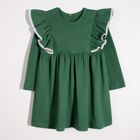 Sukienka dziewczęca z długim rękawem, zielona, Nicol