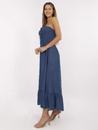 Sukienka jeansowa damska, niebieska, Italy Moda