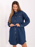 Sukienka jeansowa damska, niebieska, Sublevel