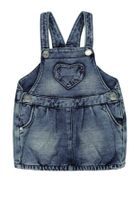 Sukienka ogrodniczka jeansowa dziewczęca, denim, Kanz