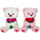 Sun-Day, Miś z różami, maskotka, 30 cm, 1 szt.