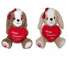 Sun-Day, Pies z sercem, maskotka, 20 cm, 1 szt.