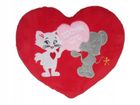 Sun-Day, Serce, Kot z serduszkiem, Kocham Cię, maskotka, 37 cm, 1 szt.