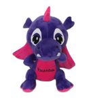 Sun-Day, Smok "Kraków", maskotka, fiolet-róż, 31 cm